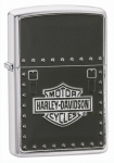  Zippo Harley Davidson Saddle Bag Emblem Brushed Chrome  24168