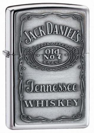  Zippo Jack Daniels Pewter Emblem  250JD.427  