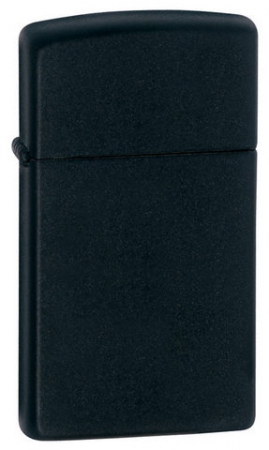  Zippo Slim Black Matte  1618  