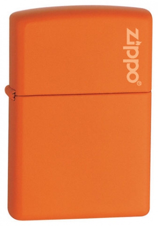  Zippo Orange Matte Logo  231ZL  
