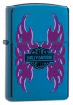  Zippo Harley Davidson Wings Saphire  24010