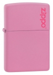  Zippo Pink Matte Logo  238ZL