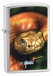  Zippo Mazzi Snake Brushed Chrome  24446