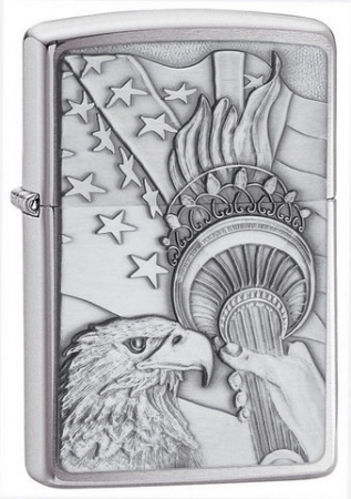  Zippo Something Patriotic Eagle Emblem  20895  