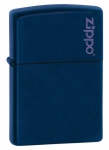  Zippo Navy Matte Logo  239ZL