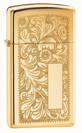  Zippo Slim Venetian Brass  1652B  