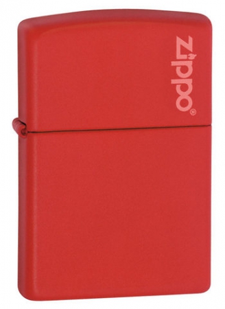  Zippo Red Matte Logo  233ZL  