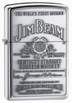  Zippo Jim Beam Chrome Emblem  250JB.928