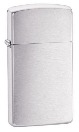  Zippo Slim Brushed Chrome  1600  