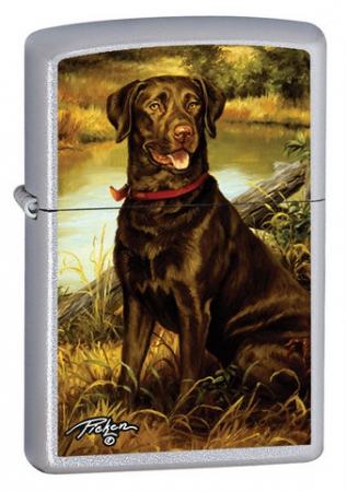  Zippo Linda Picken Chocolate Lab  24781  