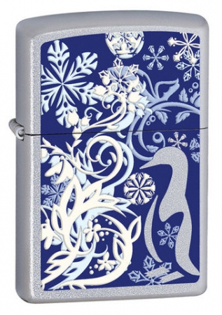  Zippo Penguin Floral  24762  